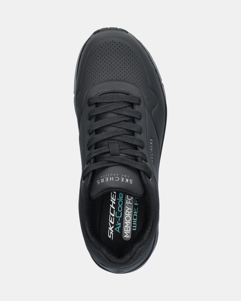Skechers Uno Wide - Lage sneakers - Zwart
