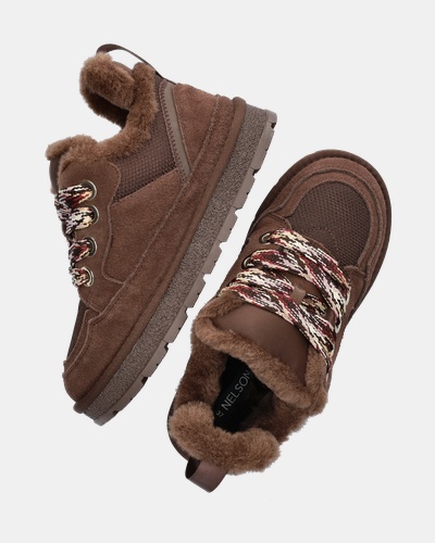 Nelson - Gevoerde boots - Bruin