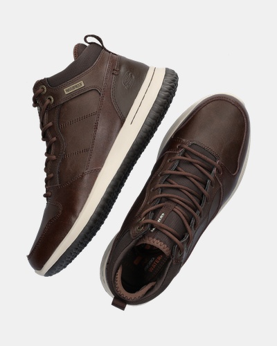 Skechers Delson - Veterboots - Bruin