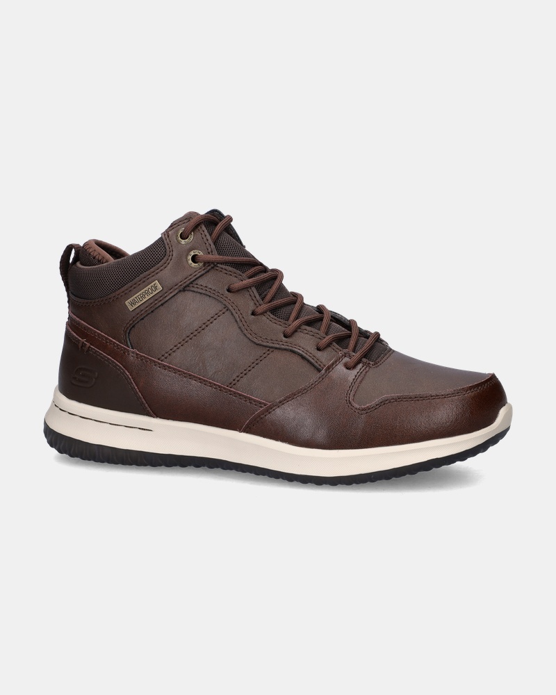 Skechers Delson - Veterboots - Bruin