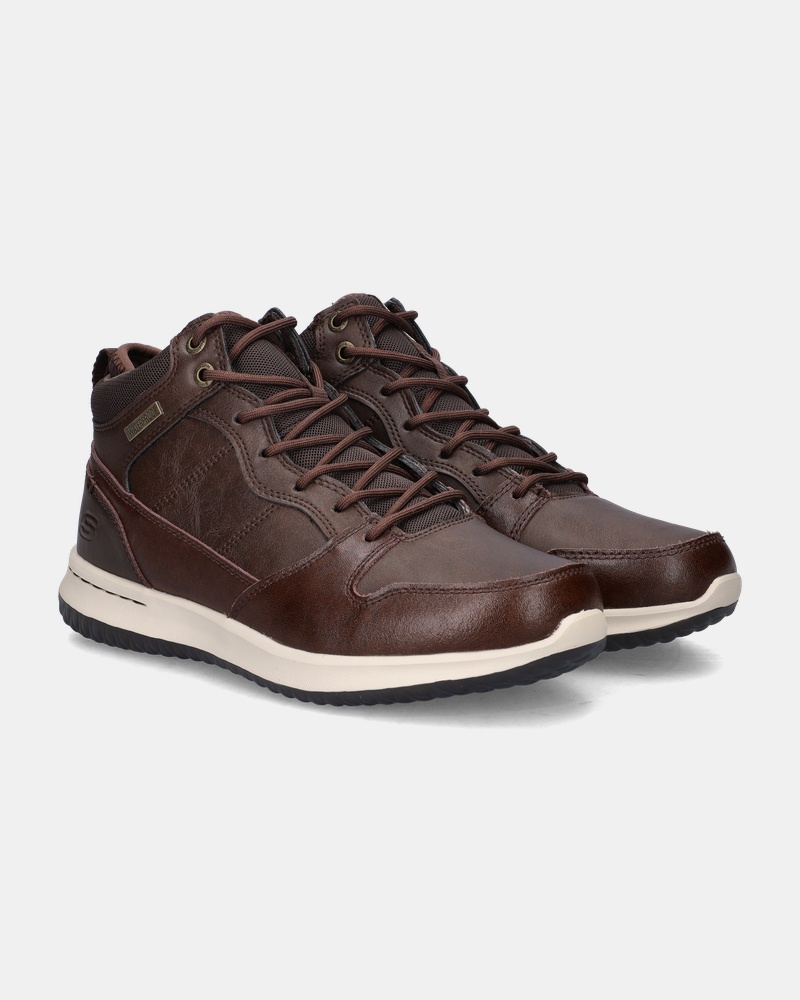 Skechers Delson - Veterboots - Bruin