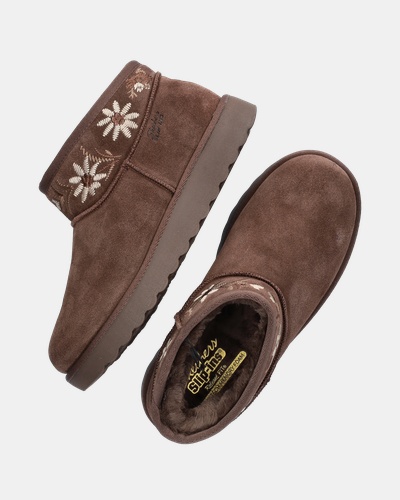 Skechers Hands Free Slip-Ins Cozy Chateau - Gevoerde boots - Bruin