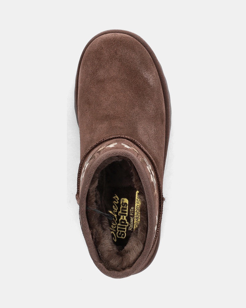 Skechers Hands Free Slip-Ins Cozy Chateau - Gevoerde boots - Bruin