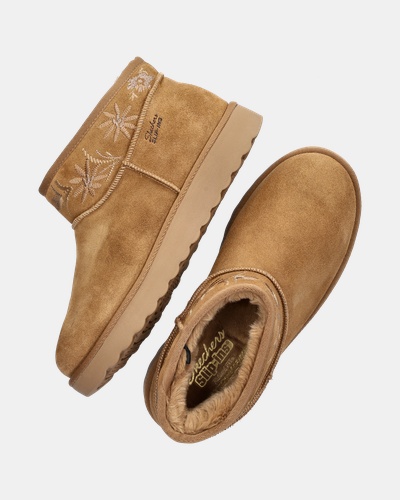 Skechers Hands Free Slip-Ins Cozy Chateau - Gevoerde boots - Cognac