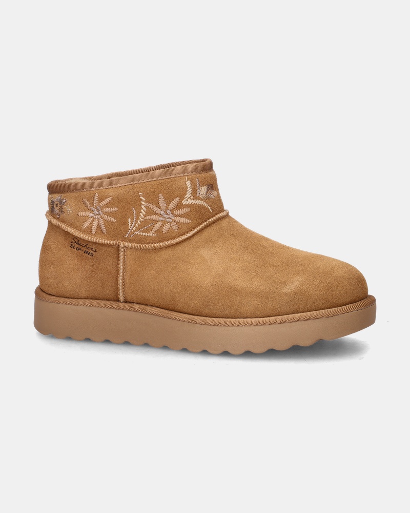 Skechers Hands Free Slip-Ins Cozy Chateau - Gevoerde boots - Cognac