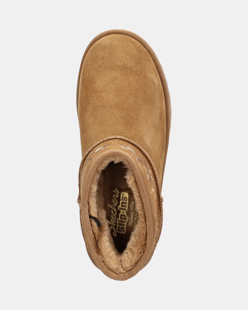 Skechers Hands Free Slip-Ins Cozy Chateau - Gevoerde boots - Cognac