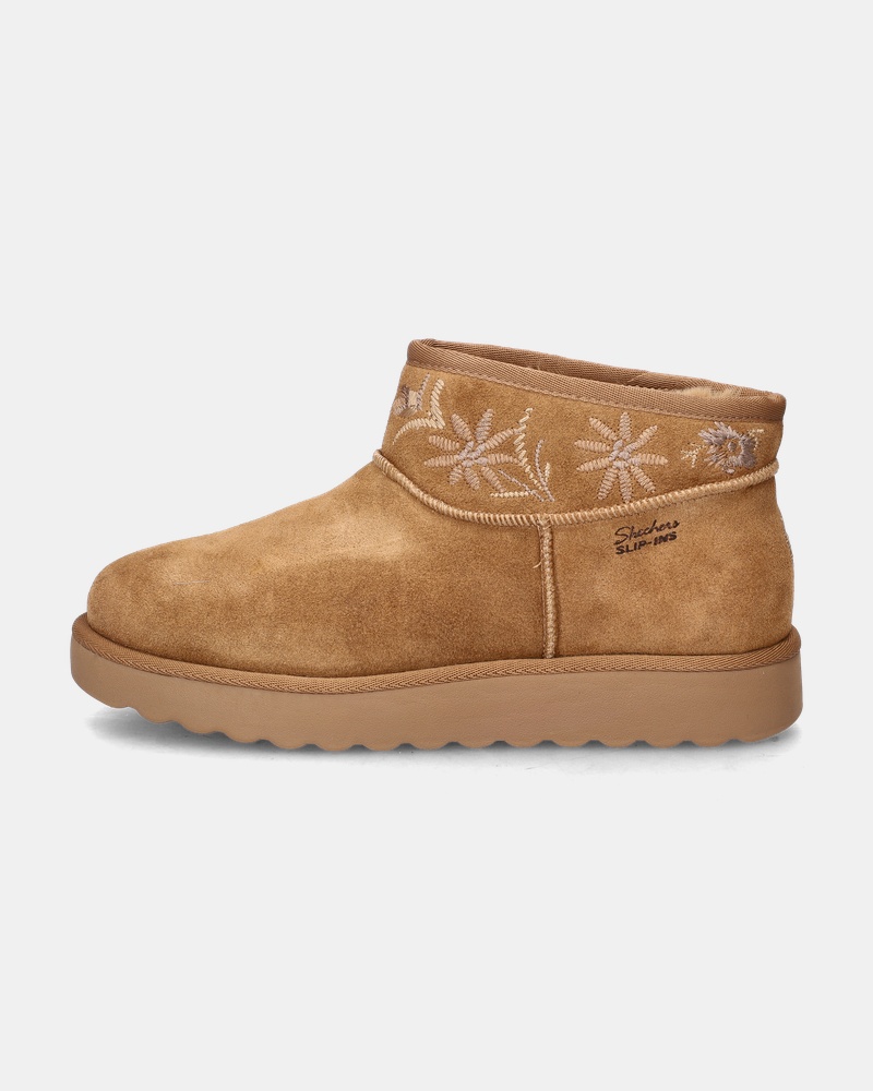 Skechers Hands Free Slip-Ins Cozy Chateau - Gevoerde boots - Cognac