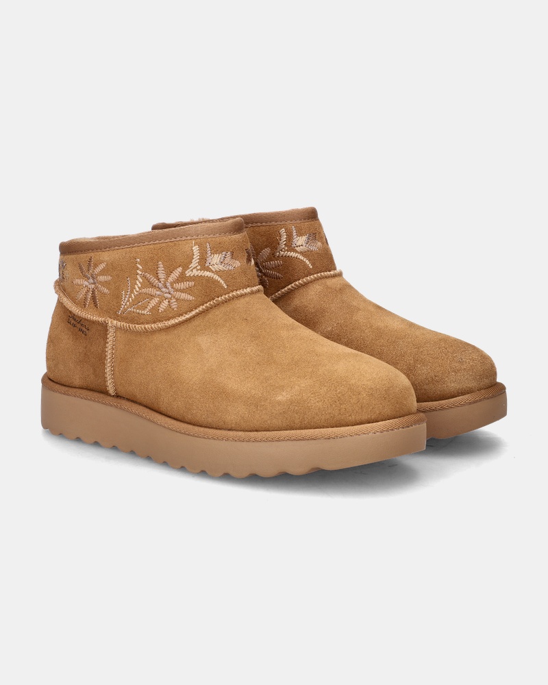 Skechers Hands Free Slip-Ins Cozy Chateau - Gevoerde boots - Cognac