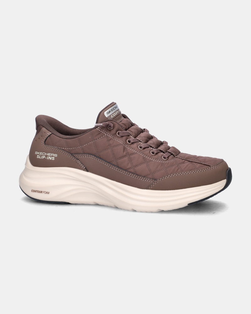Skechers Hands Free Slip-Ins Contour - Lage sneakers - Bruin