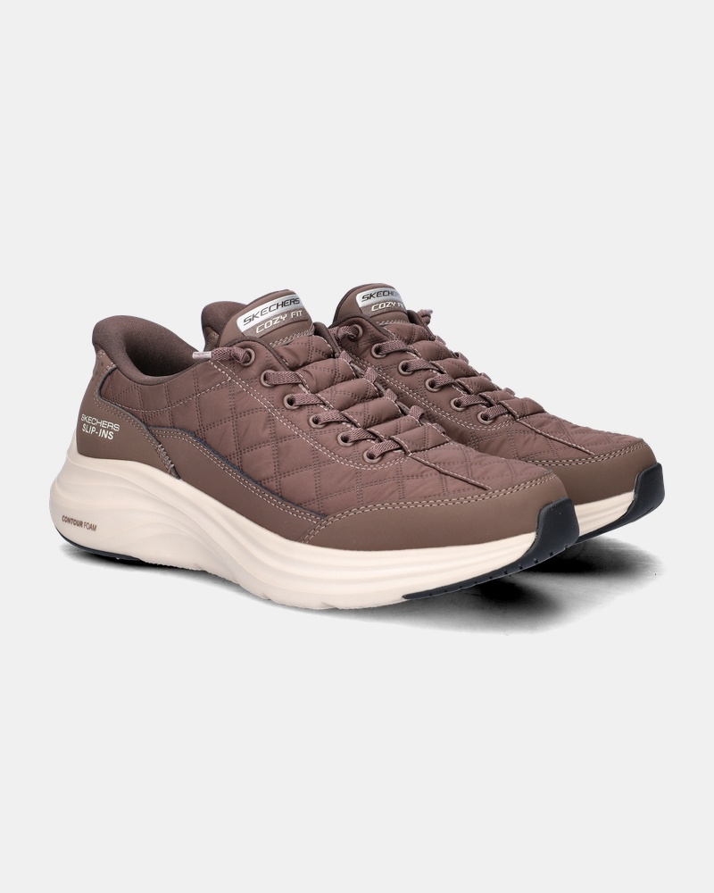 Skechers Hands Free Slip-Ins Contour - Lage sneakers - Bruin