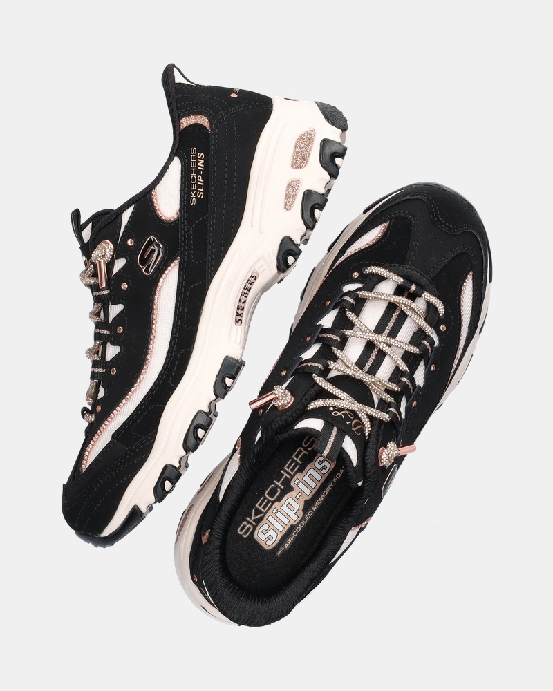 Skechers Hands Free Slip-Ins D'Lites - Lage sneakers - Zwart