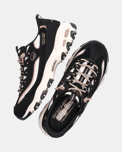 Skechers Hands Free Slip-Ins D'Lites - Lage sneakers - Zwart