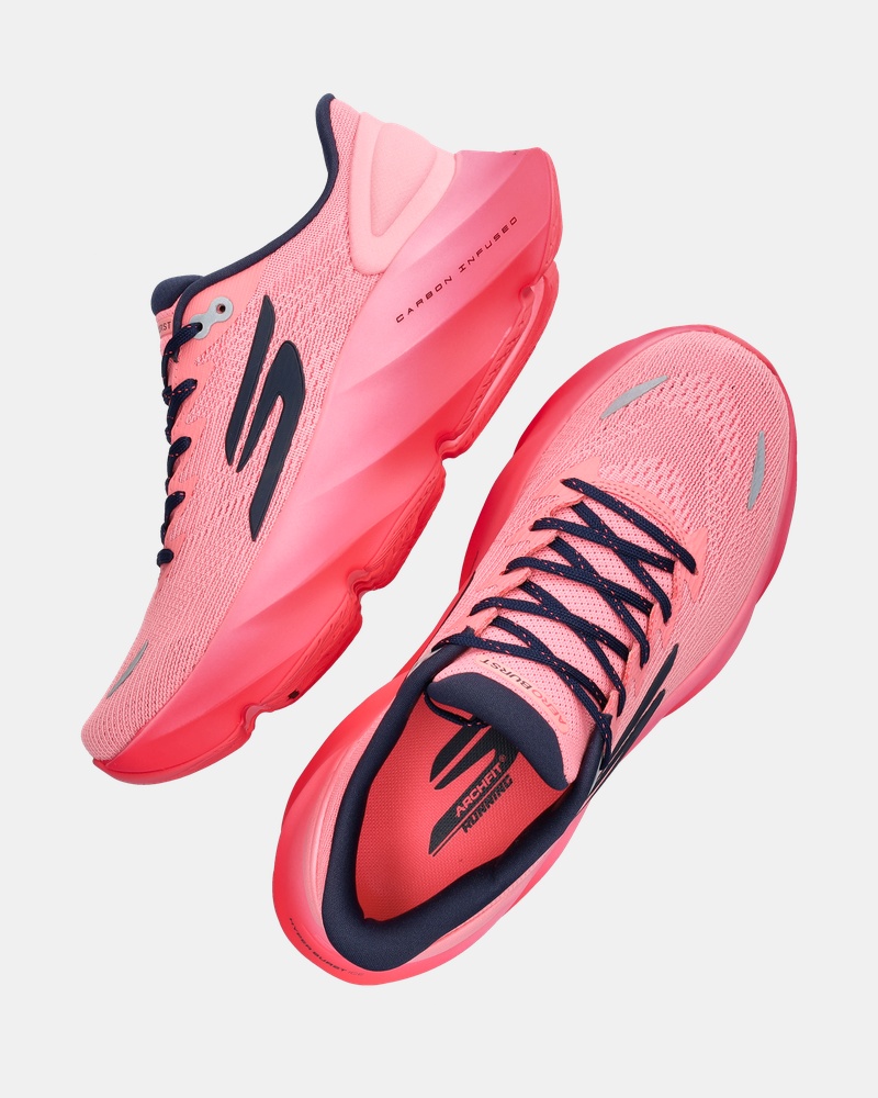 Skechers SKX Aero Burst - Lage sneakers - Roze