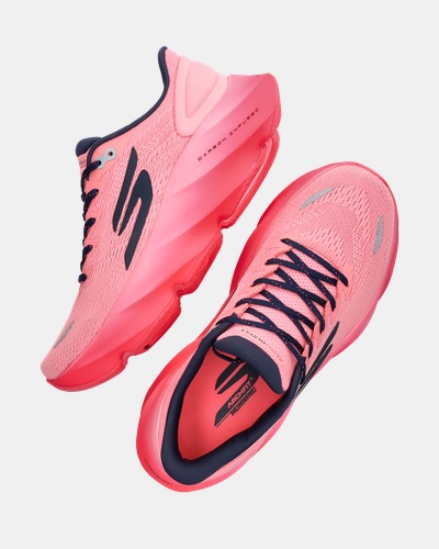 Skechers SKX Aero Burst - Lage sneakers - Roze