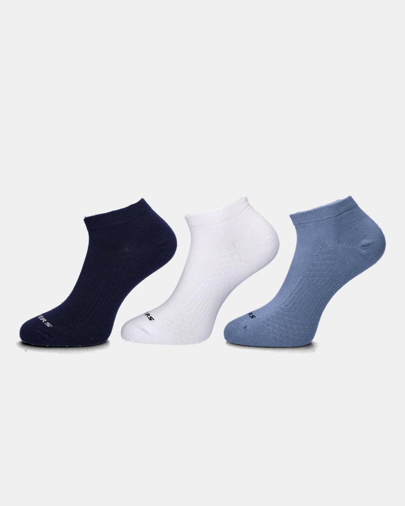 Skechers 3-Pack Non Terry - Sokken - Blauw