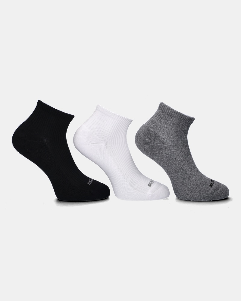 Skechers 3-Pack 1/2 Terry - Sokken - Zwart