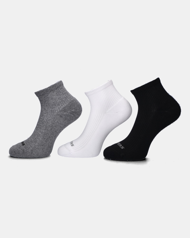 Skechers 3-Pack 1/2 Terry - Sokken - Zwart