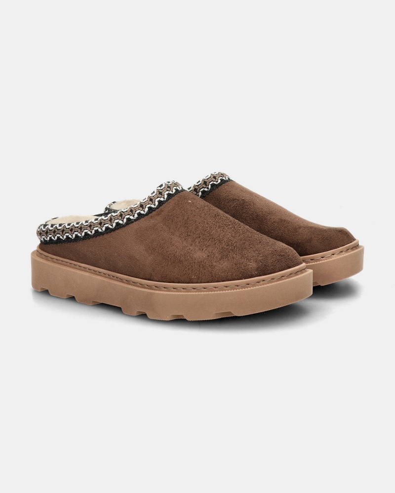 Nelson - Pantoffels - Bruin