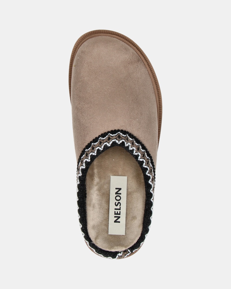 Nelson - Pantoffels - Taupe