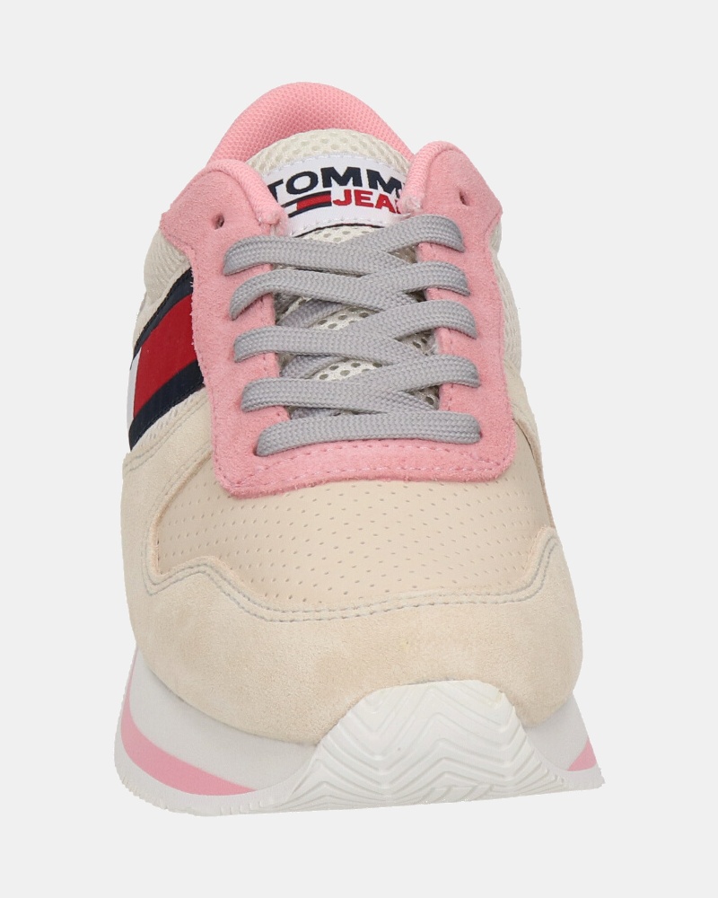 Tommy Jeans Flatform Runner - Dad Sneakers - Beige