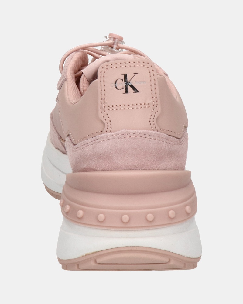 Calvin Klein Chunky Runner - Lage sneakers - Roze