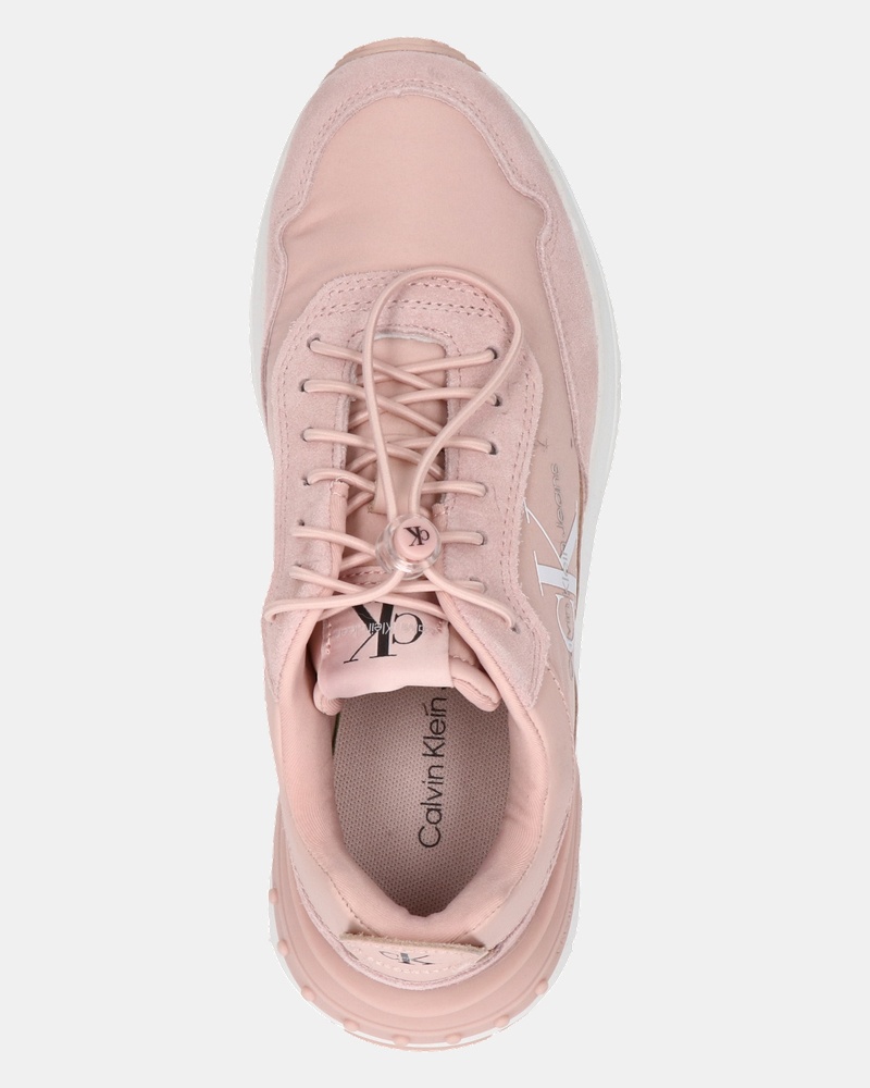 Calvin Klein Chunky Runner - Lage sneakers - Roze
