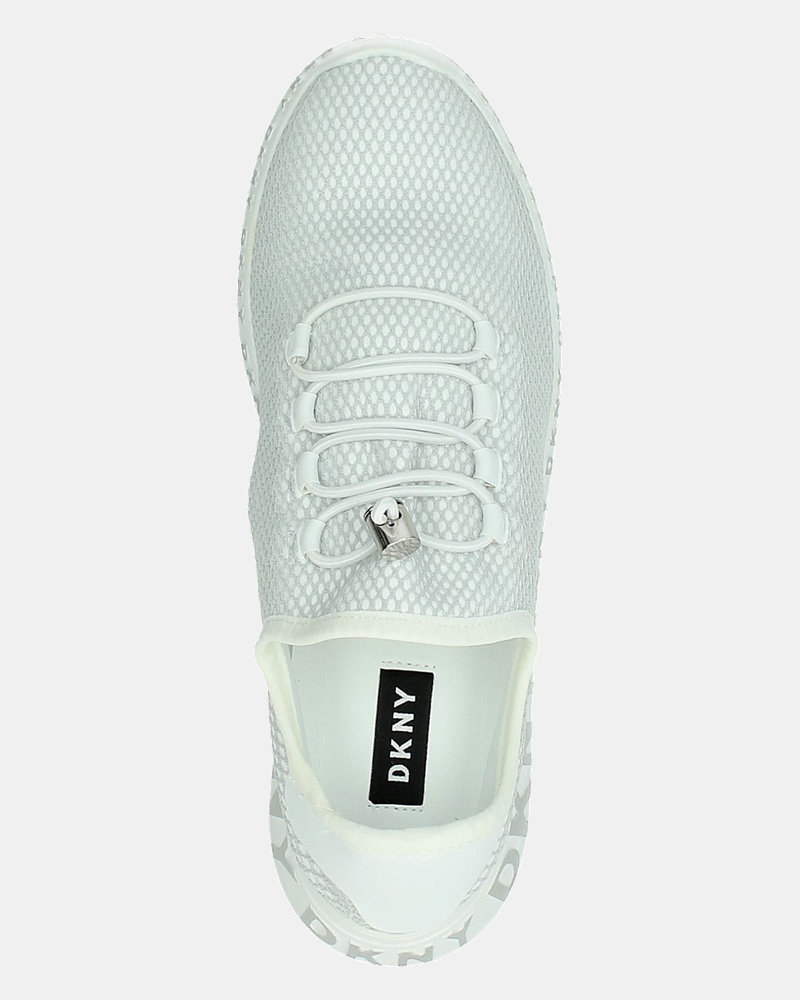 DKNY Mel Lace Up - Lage sneakers - Wit