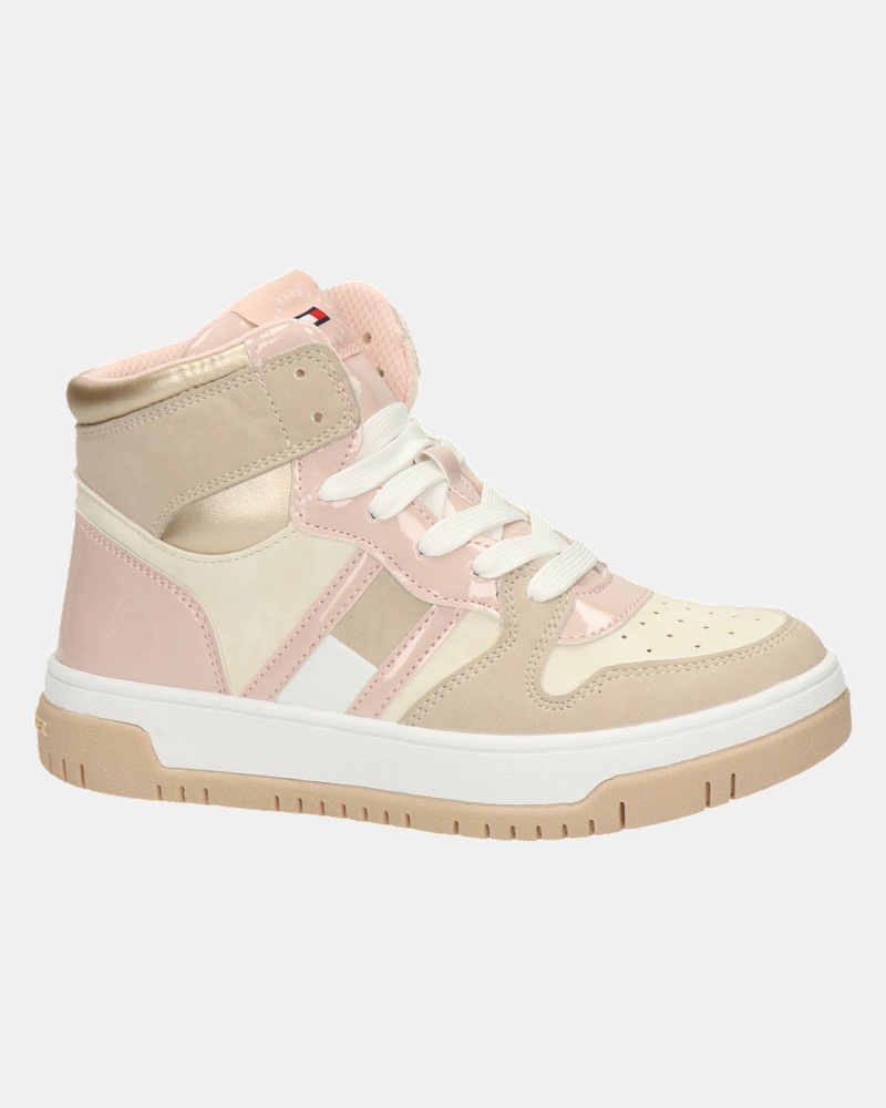 Tommy Hilfiger High-Top Lace Up - Hoge sneakers - Beige