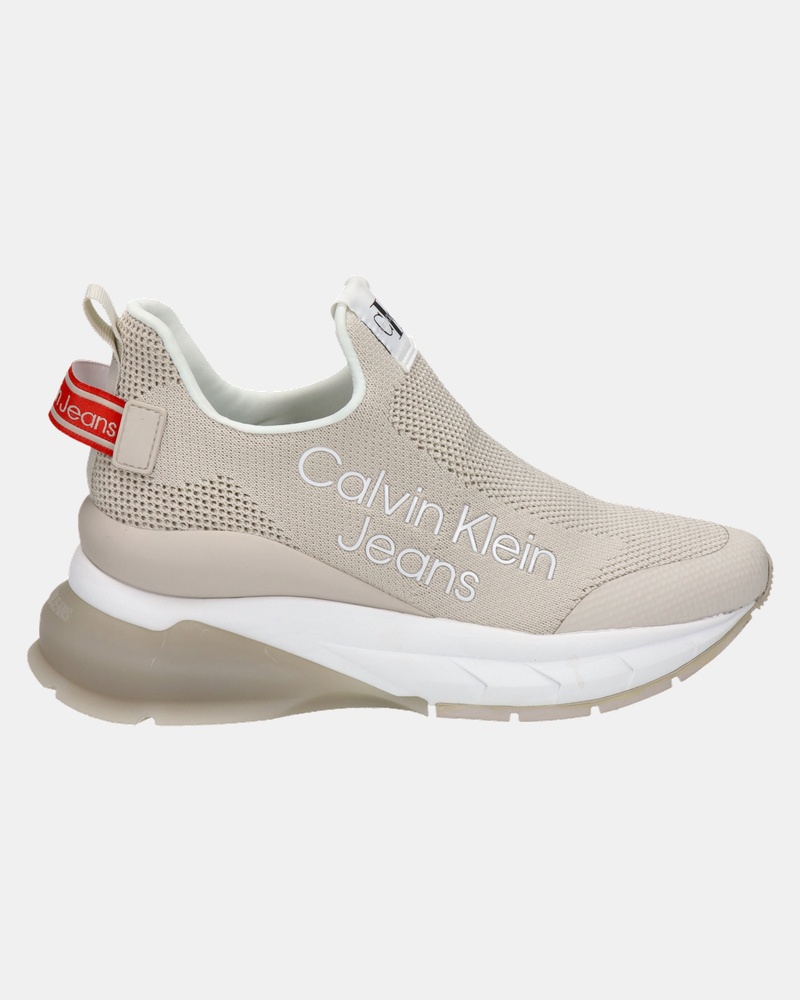 Calvin Klein Wedge Runner 2 - Instapschoenen - Ecru