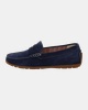 Sioux Carmona Velour - Mocassins & loafers - Blauw